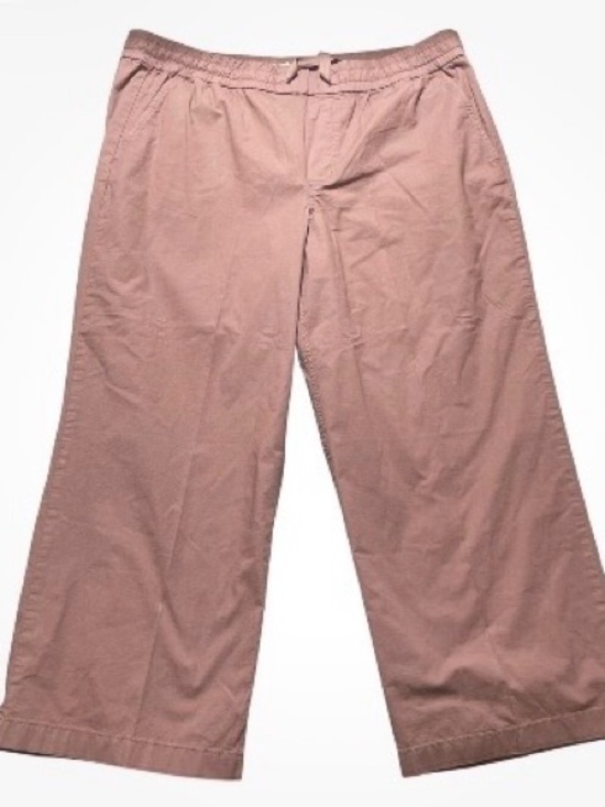 Pants - LL Bean ripstop elastic  waistband cropped pants XL